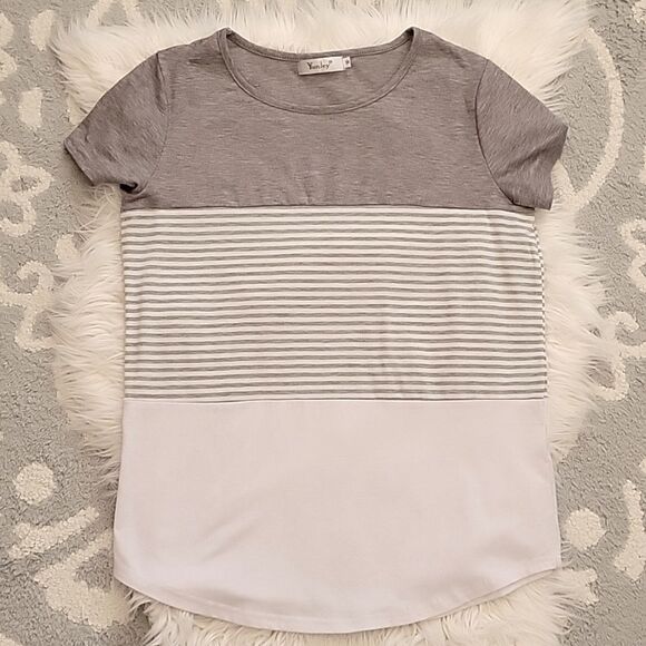 Striped Casual Tee - Picture 1 of 3